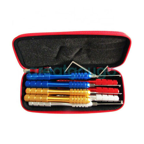 Dimple Lock Unlock Tool Set HUK 8PCS Keys Remove Kits Practice Lock Tool