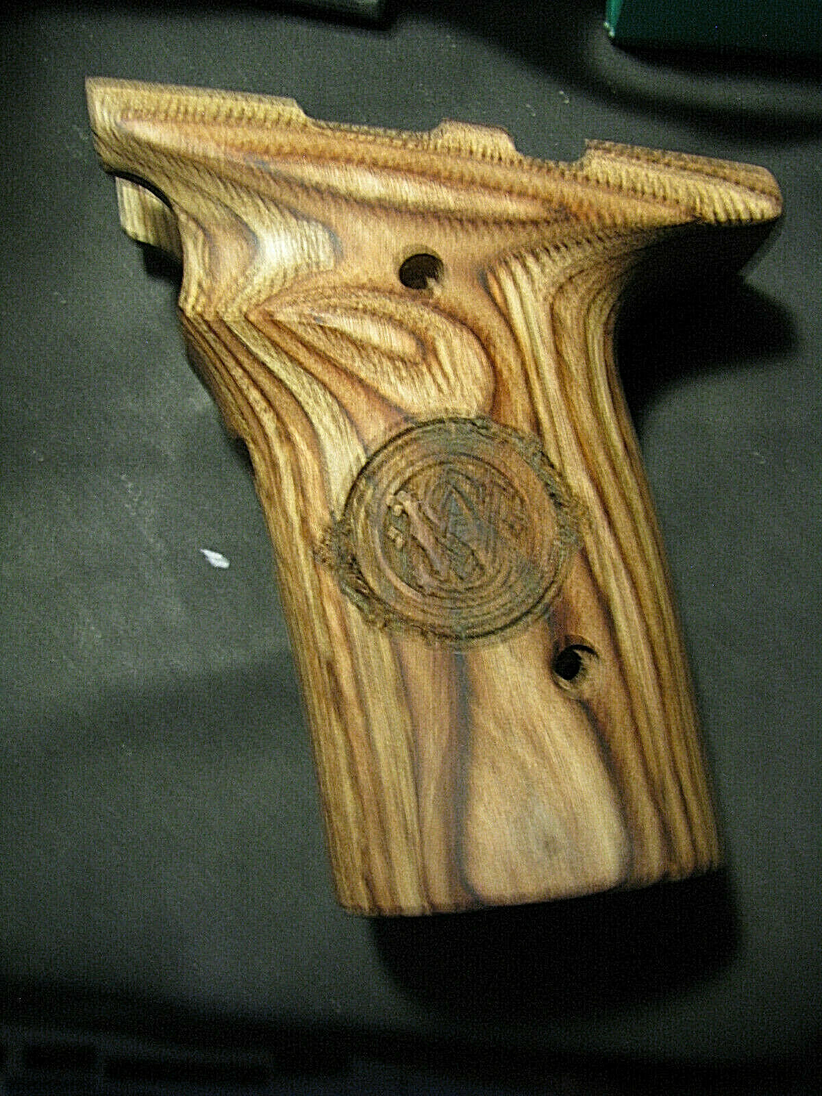 Smith & Wesson 22A 22S Fine One-Piece S&W Logo'd Walnut Pistol Grips Stunning!