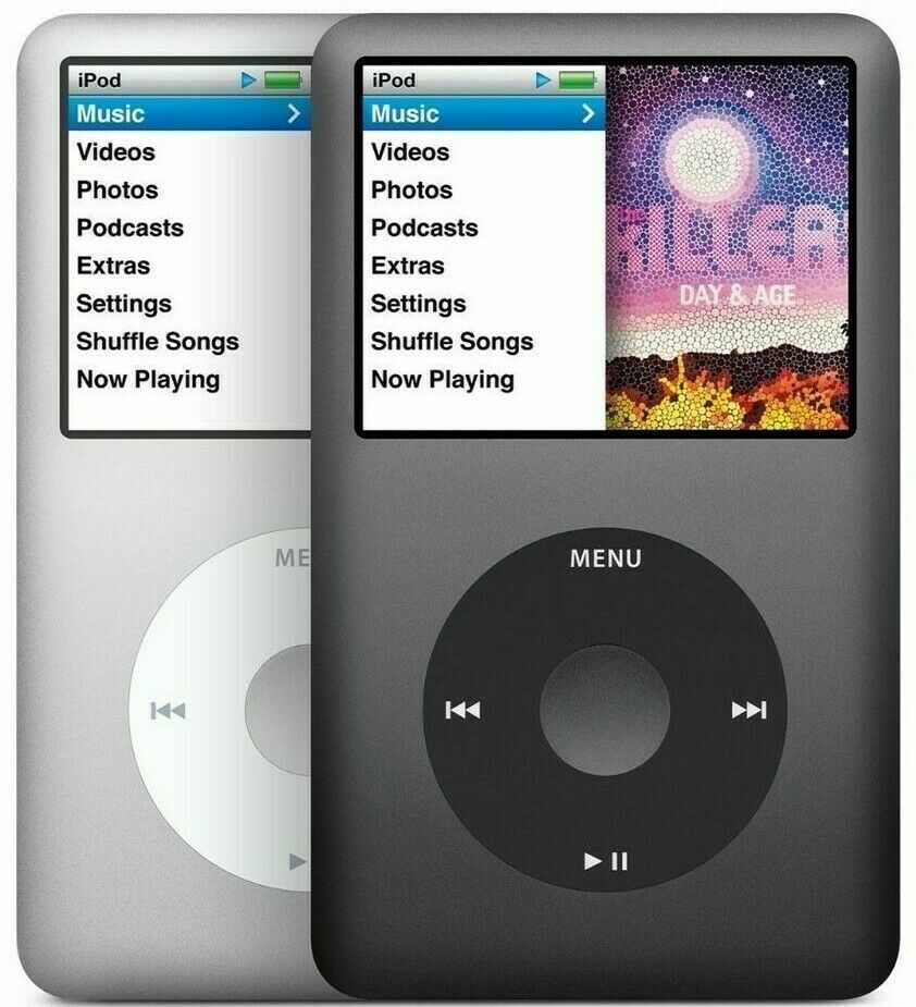 Apple iPod Classic 5th 6th 7th Generation 30GB 60GB 80GB 120GB 160GB All Colors