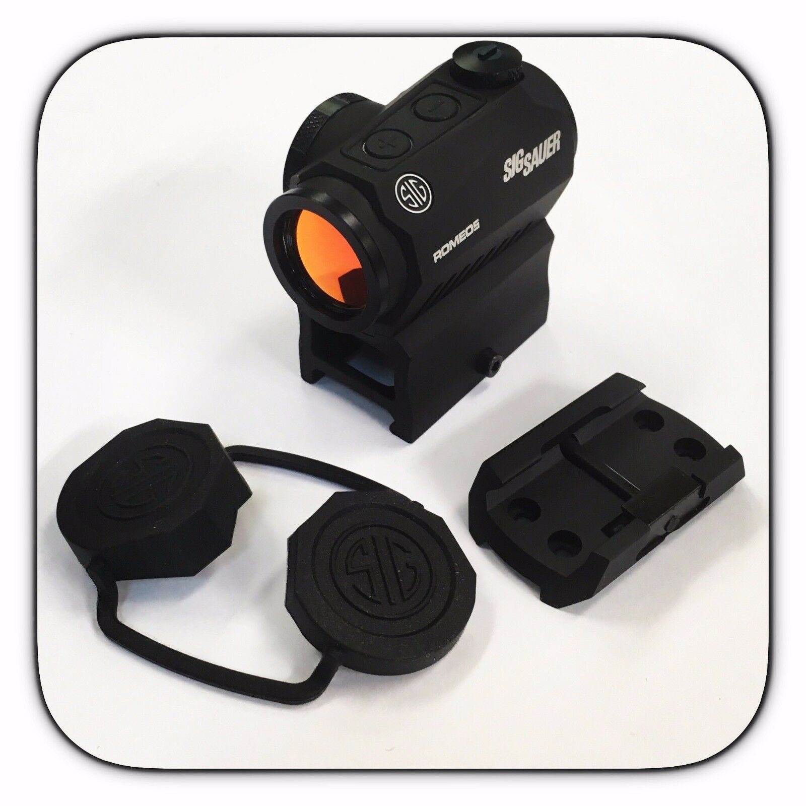 Sig Sauer Romeo 5 1x20mm 2 MOA Red Dot Sight w/ Mounts - SOR52001