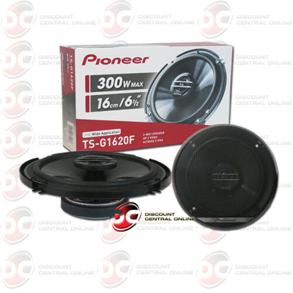 6.5-INCH 2-WAY CAR AUDIO COAXIAL SPEAKERS PAIR 6-1/2