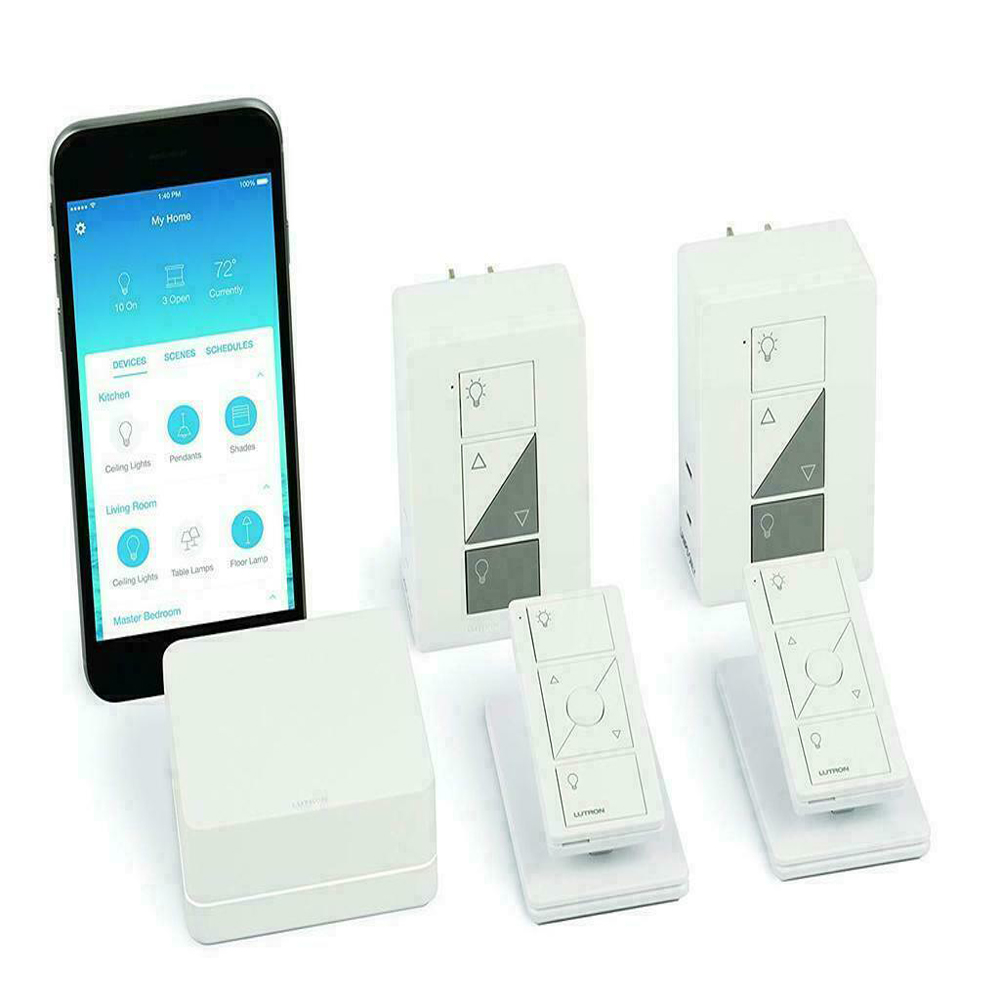 Caseta Wireless Smart DELUXE Kit w/ 2 Plug-in Dimmers & 2 Pico Remotes