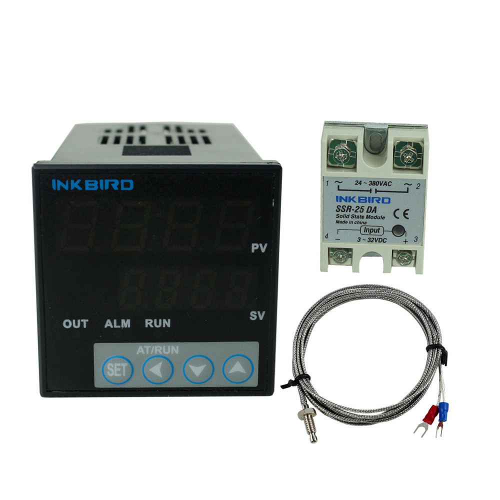 ITC-106VH Digital Pid Temperature Controller + K SENSOR + 25 SSR Fahrenheit temp